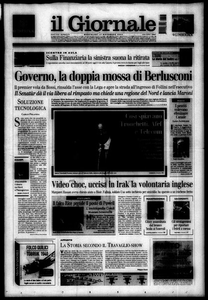 Il giornale : quotidiano del mattino